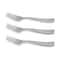 Smarty Had A Party Shiny Metallic Silver Plastic Forks (600 Forks), 600PK 7955S-CASE - alternate 2